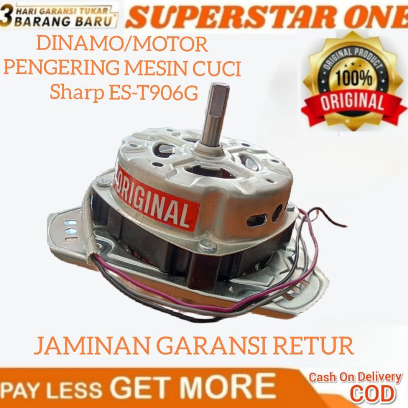 Dinamo/Motor Pengering Mesin Cuci Sharp kapasitas 9kg/10kg