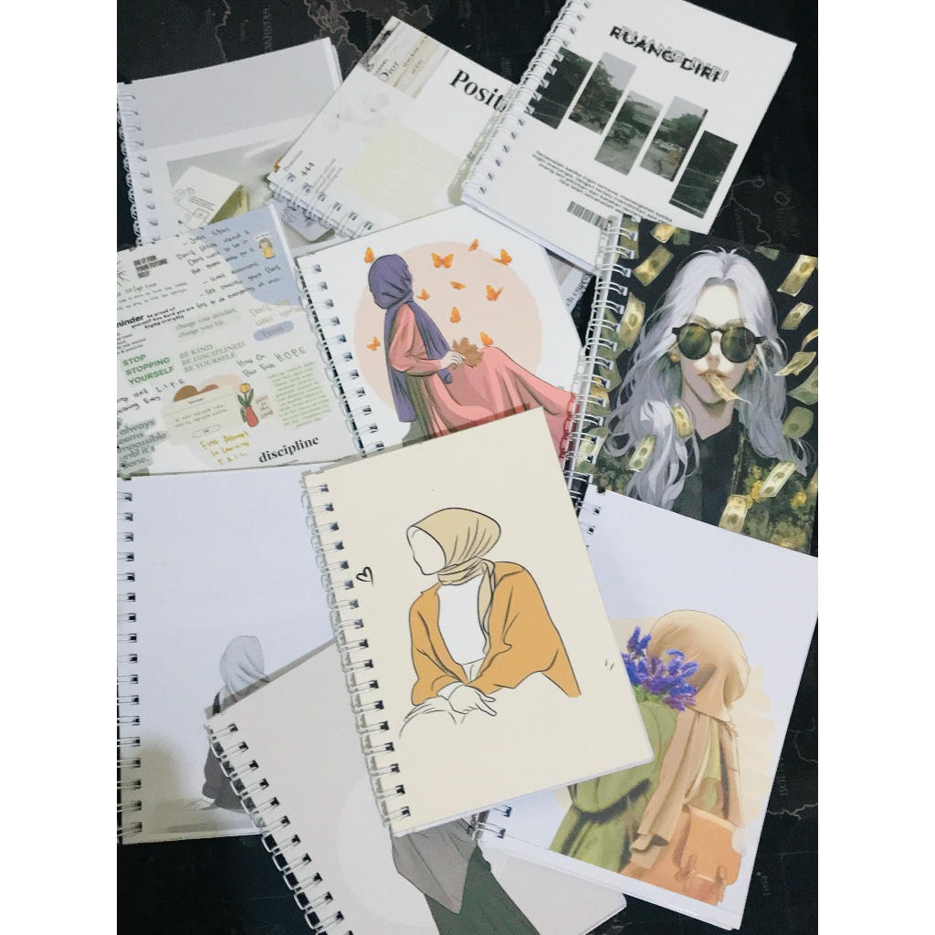 

NOTEBOOK AESTHETIC VINTAGE MUSLIMAH A6 | SCRAPBOOK AESTHETIC VINTAGE MUSLIMAH A6 | SKETCHBOOK AESTHETIC VINTAGE MUSLIMAH A6
