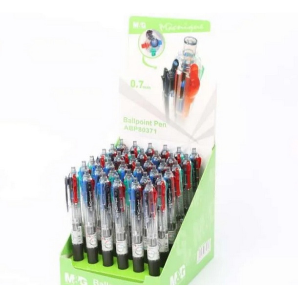 

M%G BALLPOINT 0.7mm 4 WARNA ABP80371 / BALLPOINT 4 WARNA /