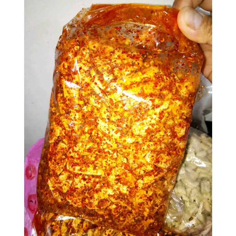 

ART V43Y Basreng Samarinda Bakso Goreng 5 Gram Pedas Daun Jeruk Original Setengah kilo 12 kg Snack Banjarmasin