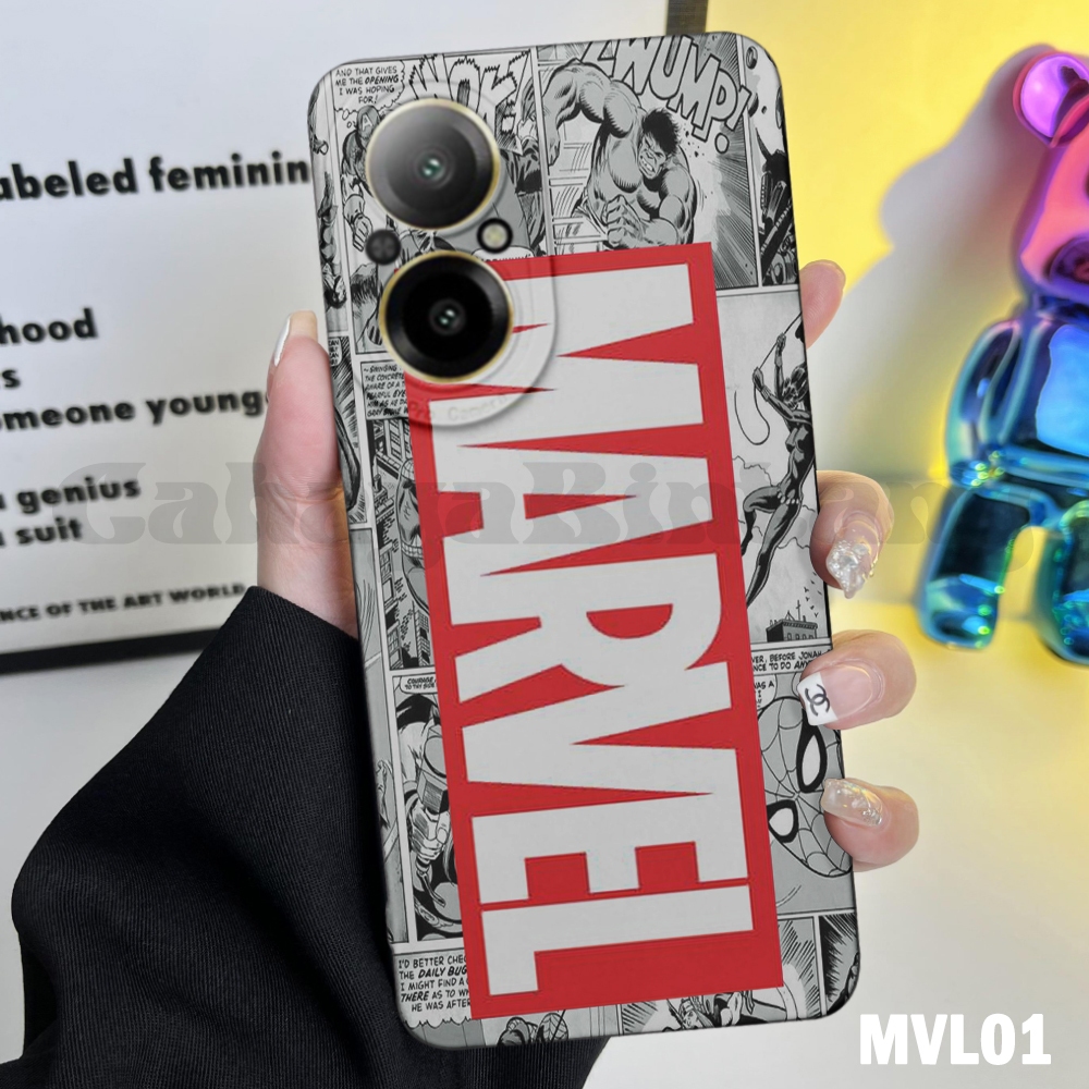 Marintri Case REALME C67 Fashion Case  GAMBAR SUPER HERO 1 Softcase Casing & Cover Hp Case Murah