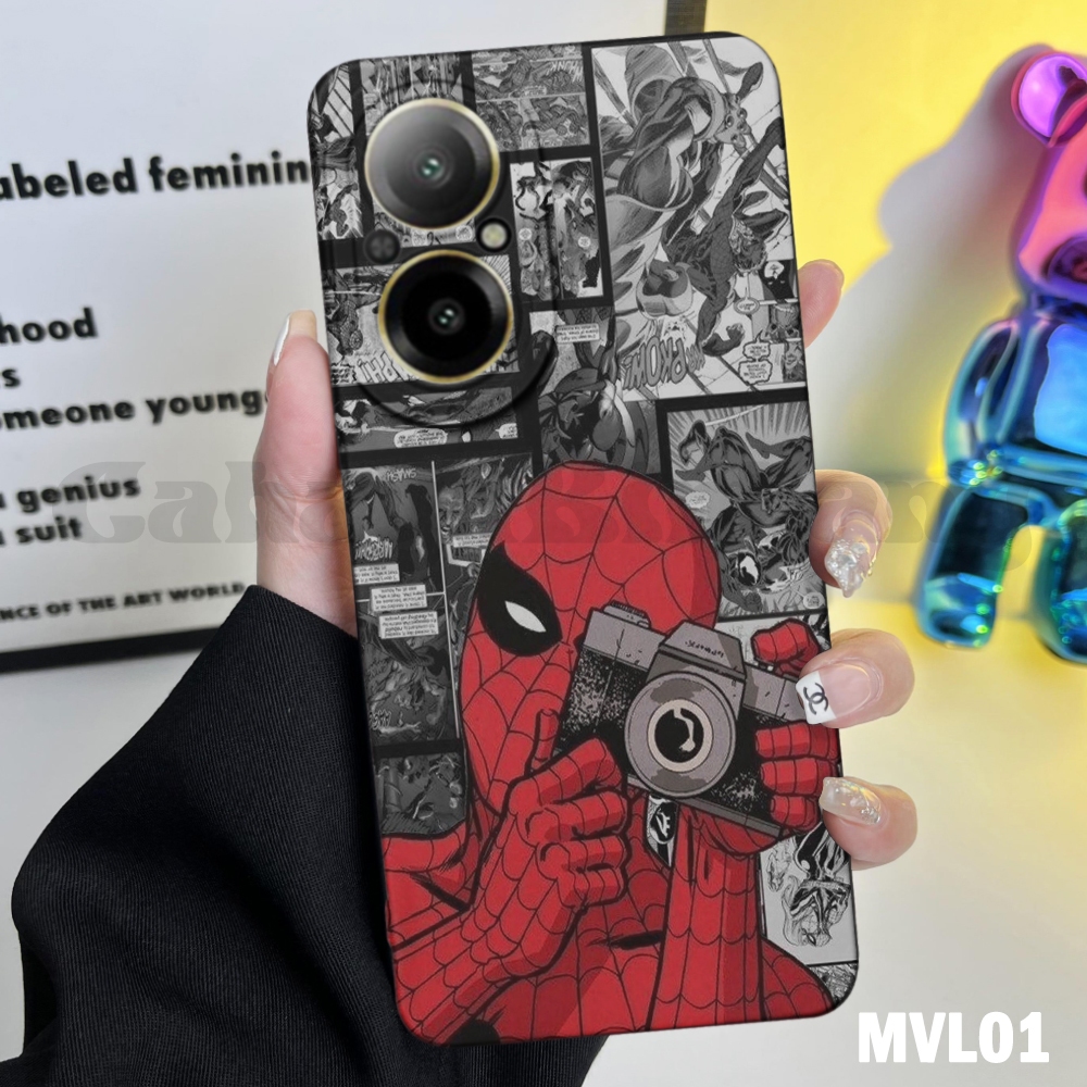Marintri Case REALME C67 Fashion Case  GAMBAR SUPER HERO 2 Softcase Casing & Cover Hp Case Murah
