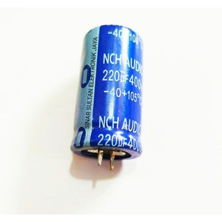 ELCO 220 UF 400 V NICHICON.