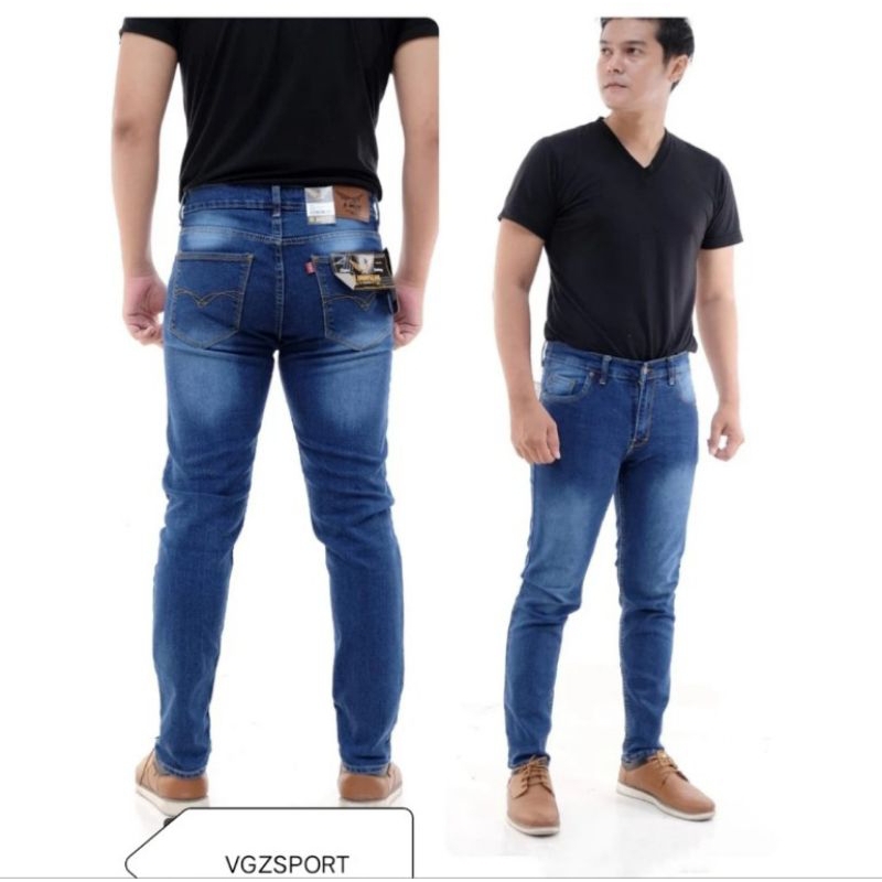 CELANA JEANS PRIA PANJANG VGZ SPORT/CELANA JEANS PRIA KEKINIAN ORIGINAL/CELANA JEANS PRIA DEWASA BER
