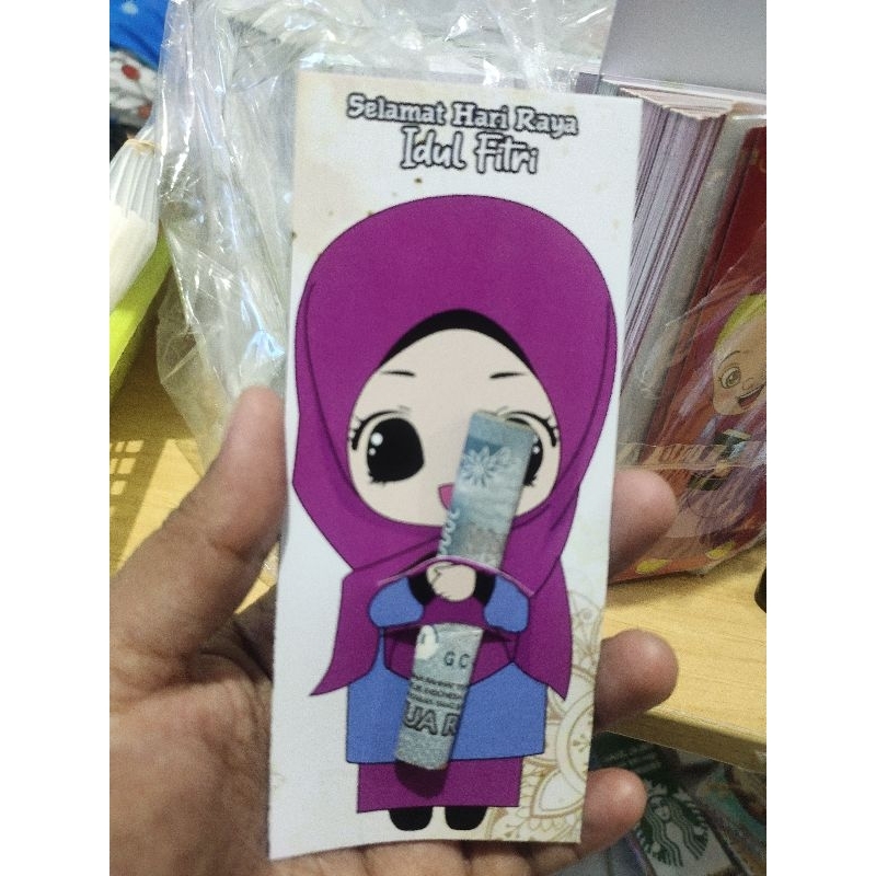 

amplop ampau lebaran model peluk