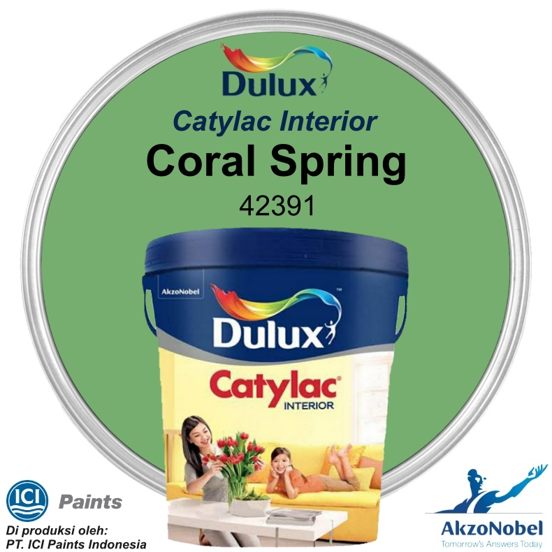 CAT DULUX CATYLAC INTERIOR 25 KG - CORAL SPRING 42391