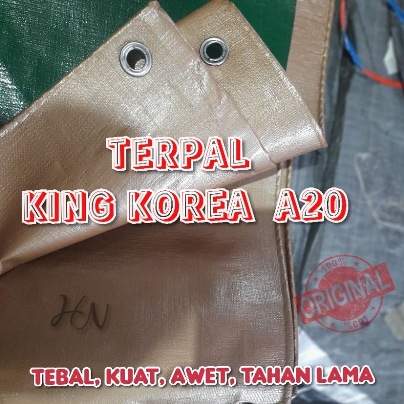 TERPAL A20 KING KOREA SUPER TEBAL