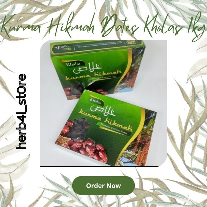 

Kurma Hikmah Dates Kholas 1kg Herba4l_St0re Termurah