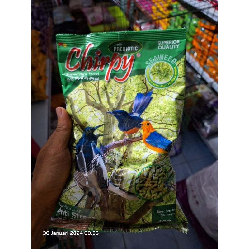 Chirpy pakan burung