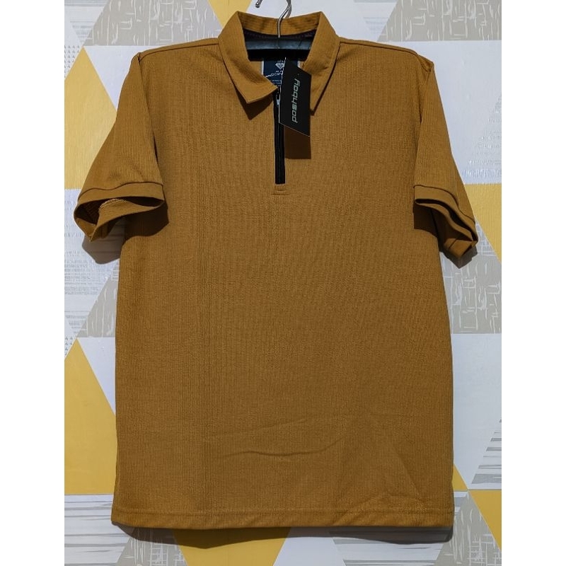 Kaos Kerah/Polo Pria POSHBOY original size L/XL(LD 110cm)