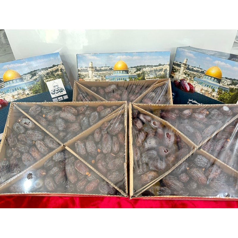 

Kurma Mejdool Medjoul Madjol Palestine Premium Al Quds Kemasaan 5kg