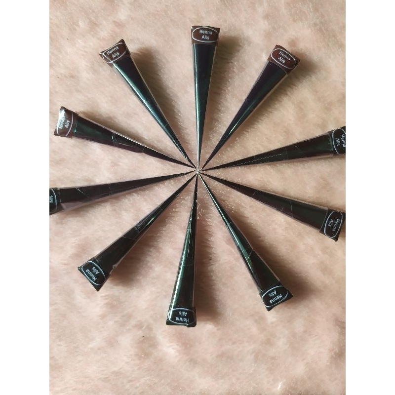 Henna sulam tato alis eyebrow halal