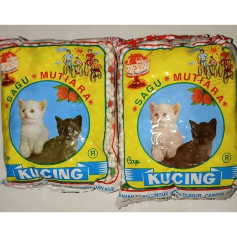 

sagu mutiara cap kucing 100 gram