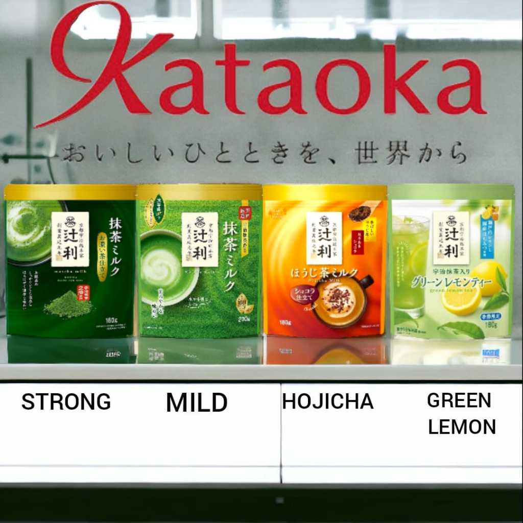 

Kataoka Tsujiri Matcha Milk Latte Japan Green Tea Koicha Double Rich Taste