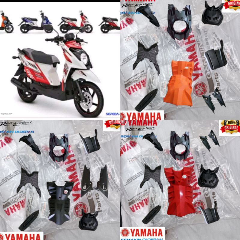 Cover body kasar full Set Xride X-Ride 115 Original ygp Asli yamaha 2BU