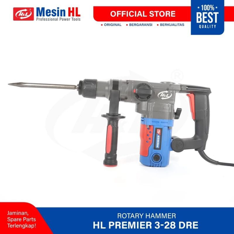 MESIN BOR BOBOK TEMBOK ROTARY HAMMER H&L PREMIER HL 3-28 DRE