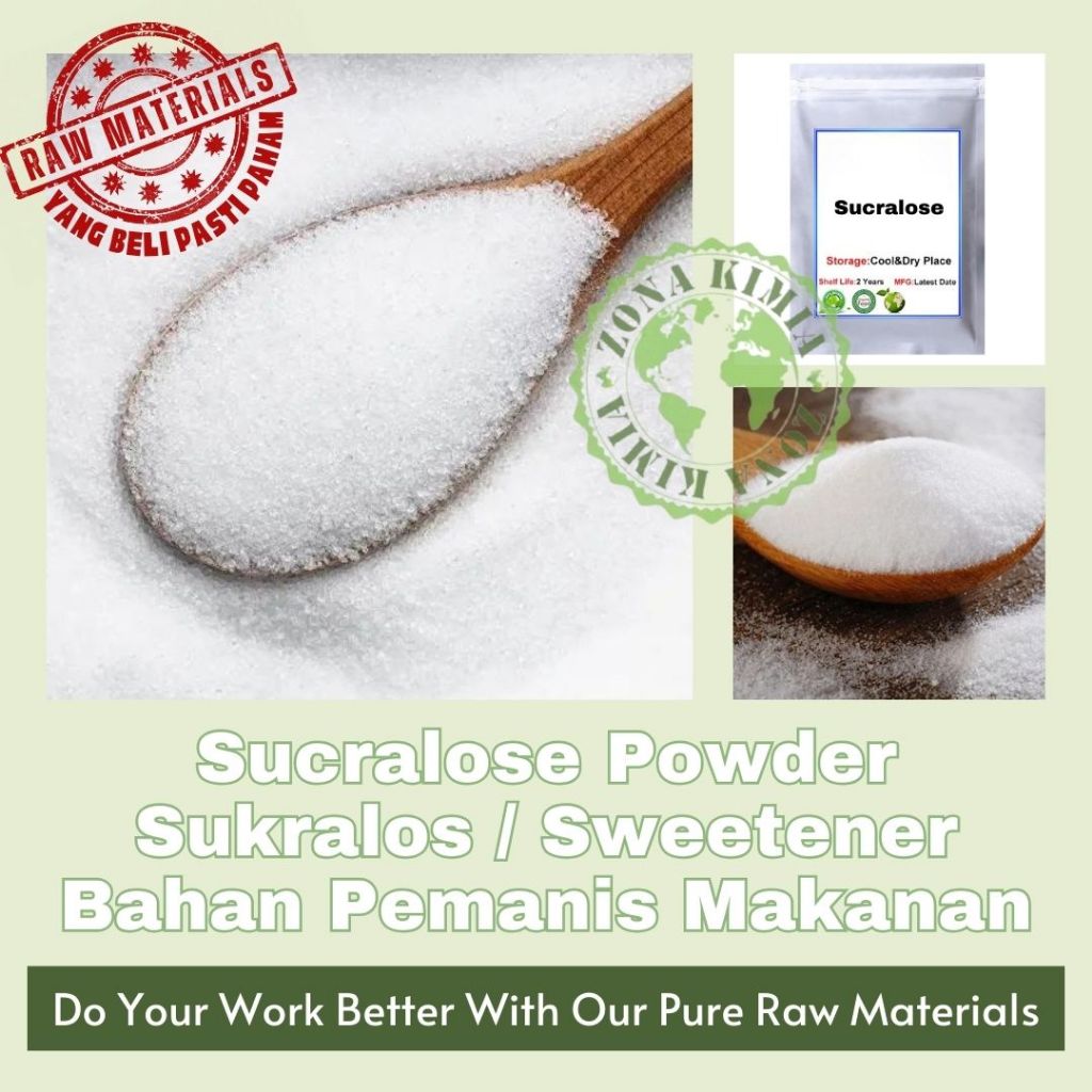 

Sucralose 100gr Bubuk Sukralos Premium Sweetener Pemanis Rendah Kalori
