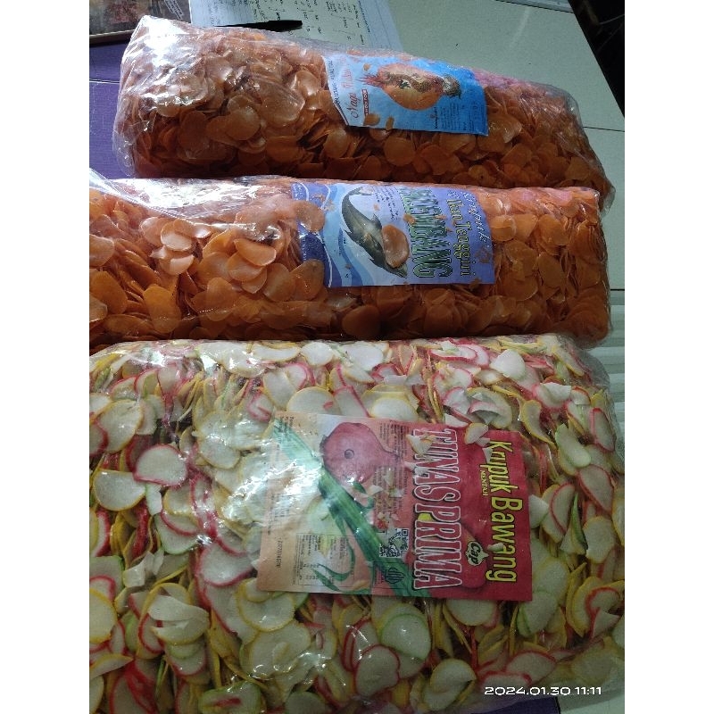 

(Sameday/Instant) 1 bal Kerupuk/Krupuk merk Ikan,Naga dan Tunas Prima