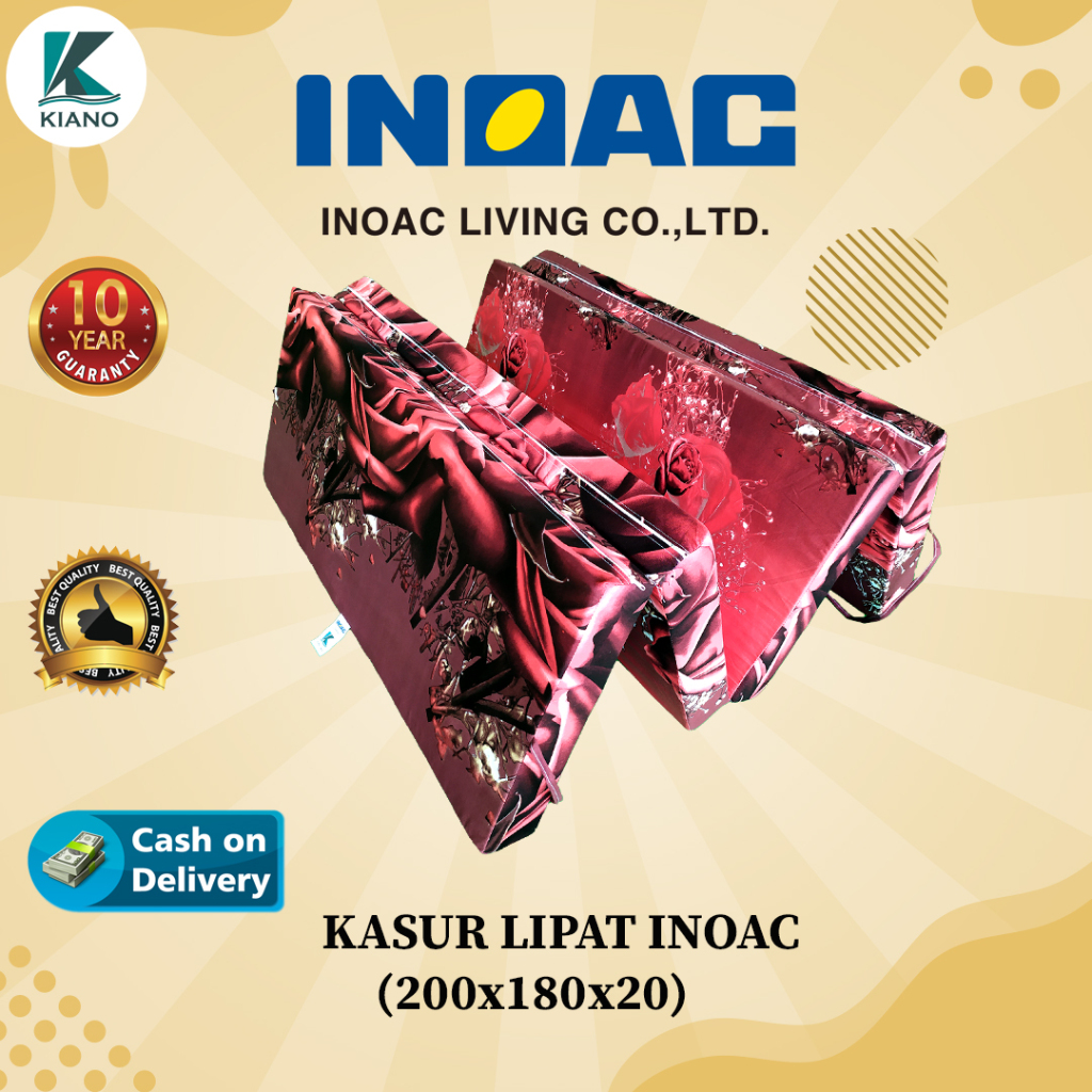 KASUR LIPAT INOAC UKURAN 200X180X20 ORIGINAL