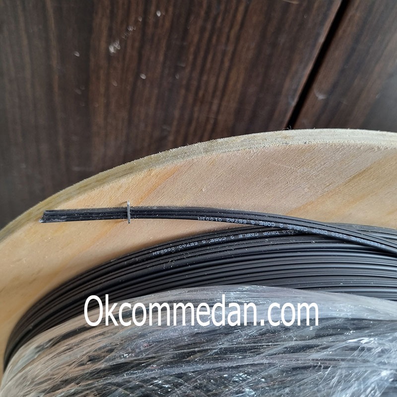 Kabel Fiber Optic Fiber Home Drop Cable 2 Core Outdoor
