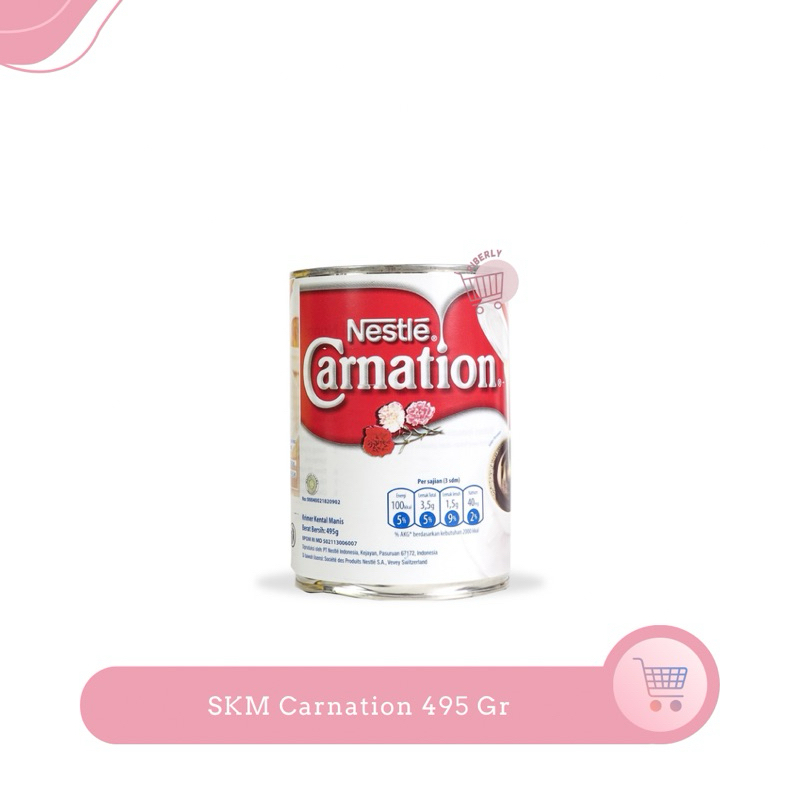 

Nestle Carnation Susu Kental Manis 495 Gr / SKM Kaleng Carnation 495 Gram