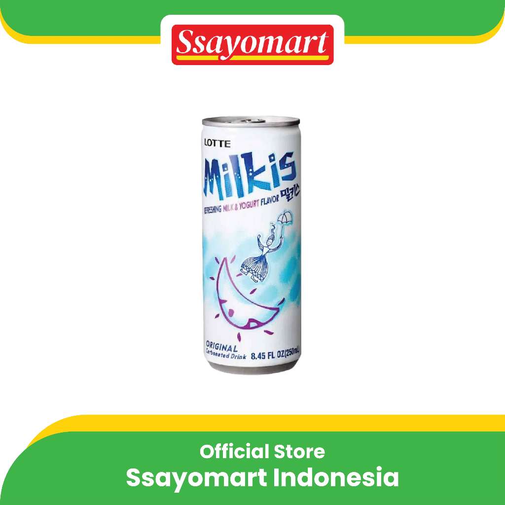 

Lotte Milkis Soda 250ml/Soda Susu Asli Korea