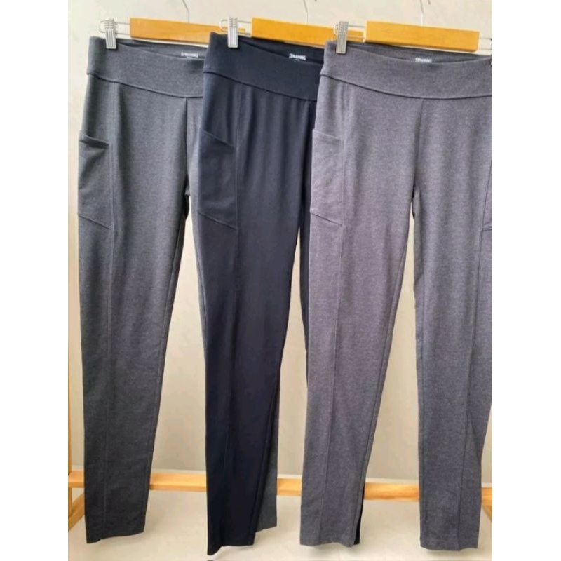 spalding cotton legging pocket