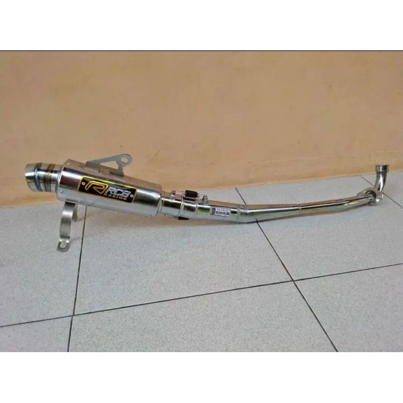 knalpot motor racing rcb  bebek supra x 125 supra fit new supra fit lama smash