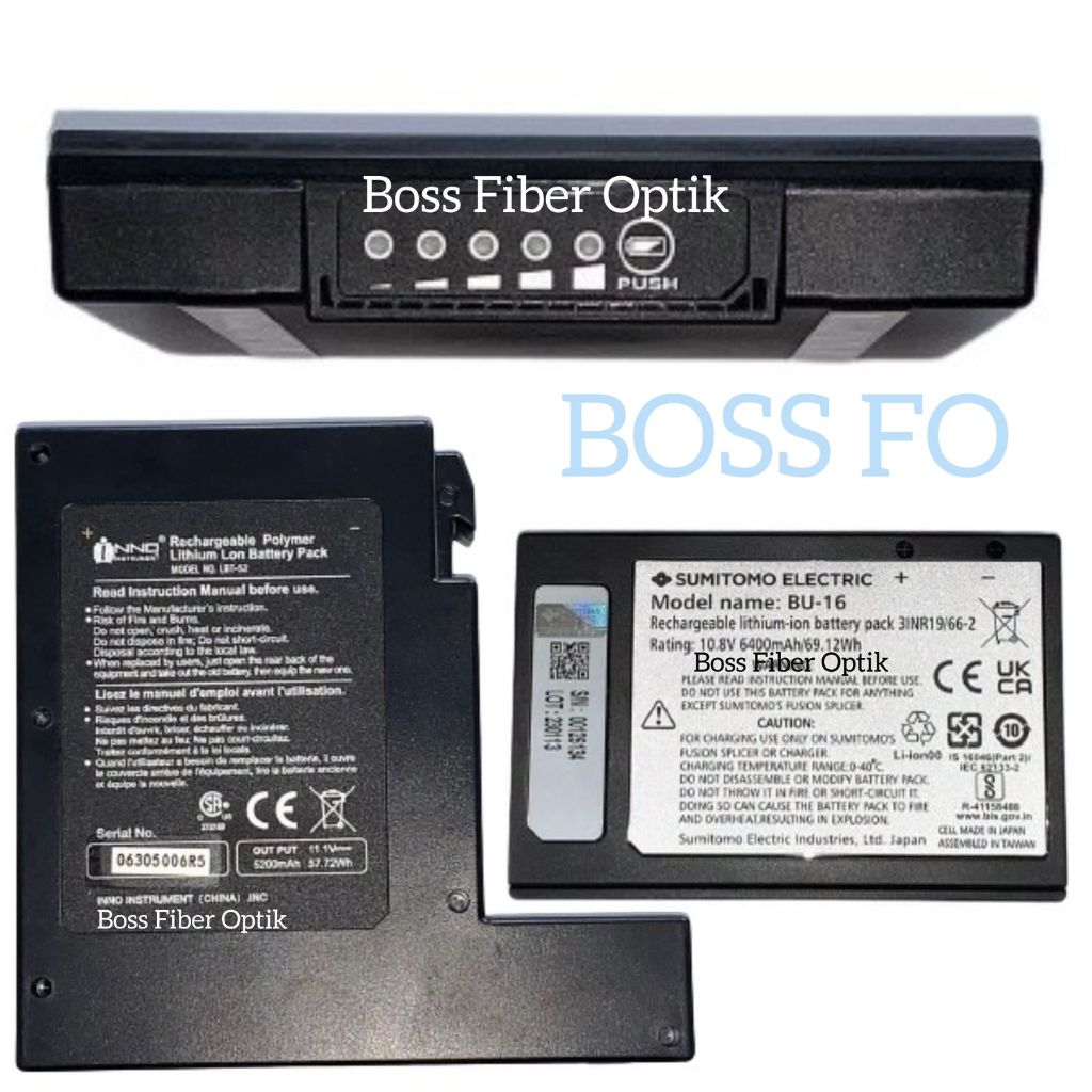 Batre Splicer INNO & SUMITOMO / Baterai Splicer IOT - ORIGINAL BATTERY SPLICER