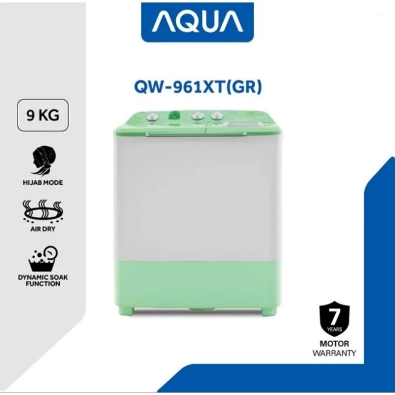 MESIN CUCI AQUA 2 TABUNG 9 KG 961XT 2TABUNG 9KG