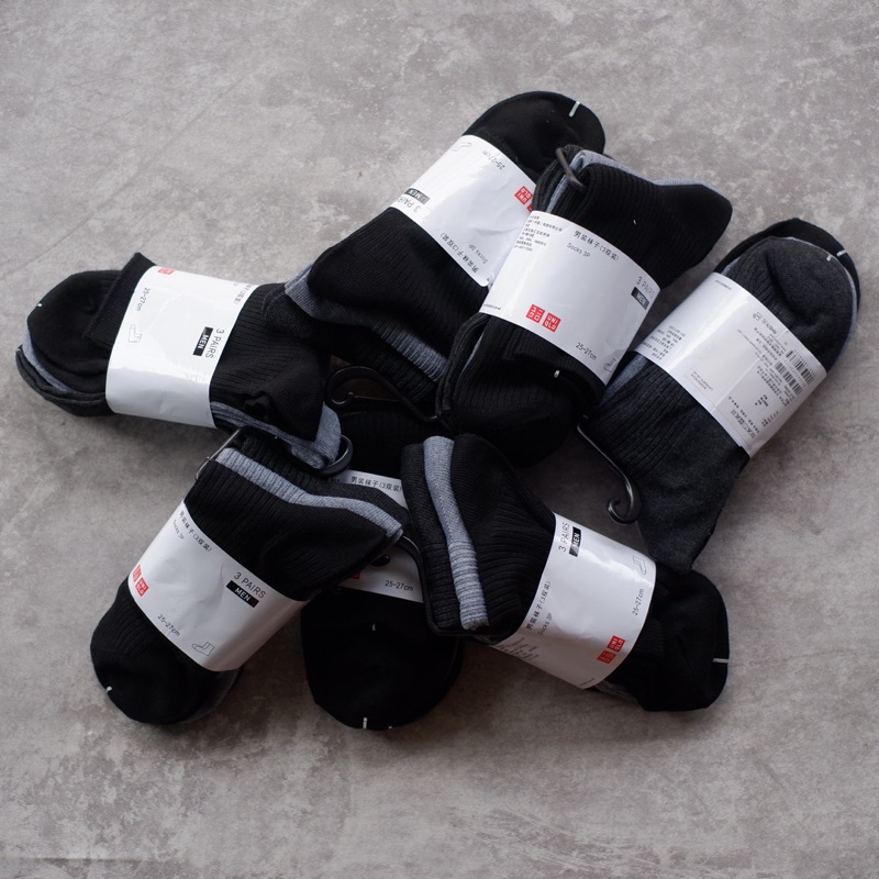 Kaos kaki Uniqlo Casual Unisex Anti Bacterial