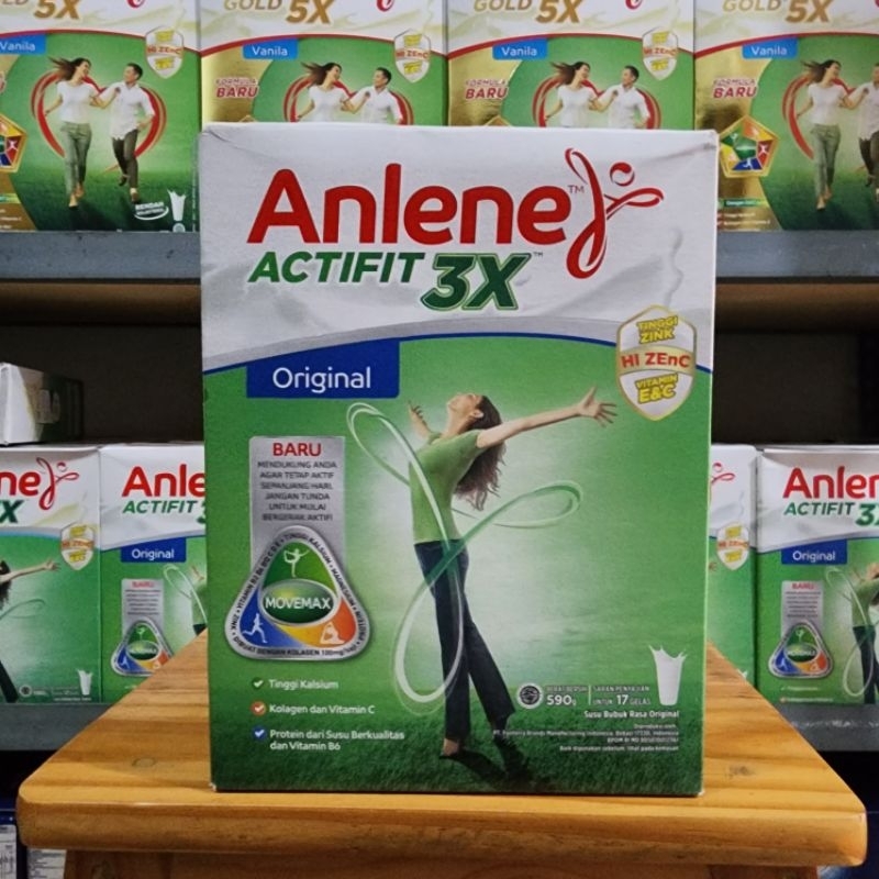 

PROMO!!! Anlene Actifit 3× Susu Bubuk Dewasa Original 590gr / 2×240gr ( 480gr ) TERMURAH