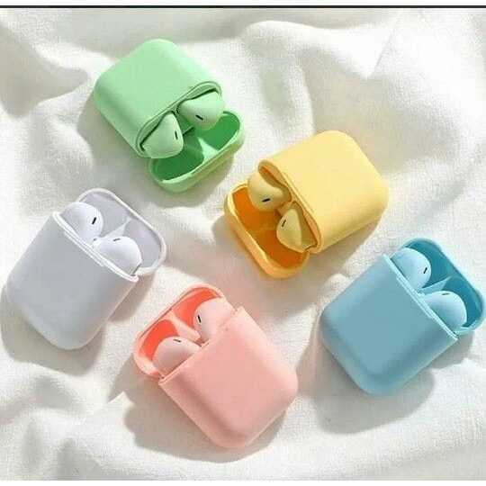 DA168 Headset Bluetooth TWS Inpods I12 Macaron Warna ¬ Harga Ecer & Harga Grosir (5Pcs)