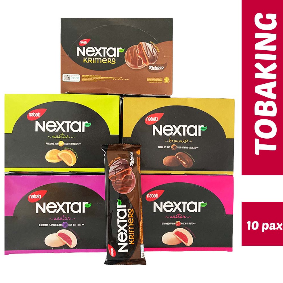 

ART K42X Biskuit Nextar Nabati Brownies Cokelat Nanas Strawberry Krimero Blueberry