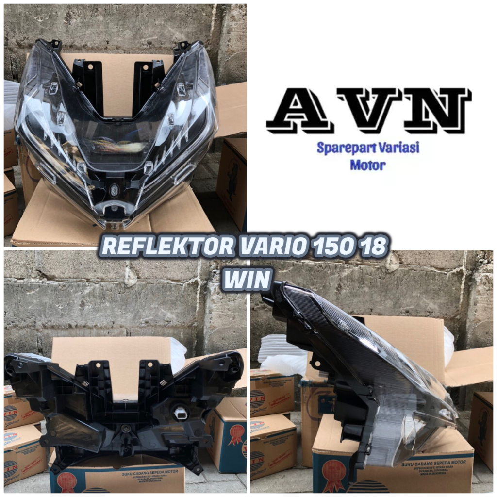 REFLEKTOR LAMPU DEPAN VARIO 150 2018 - 2020 LED WIN || REFLEKTOR LAMPU DEPAN VARIO 150 2018-2020 PLU