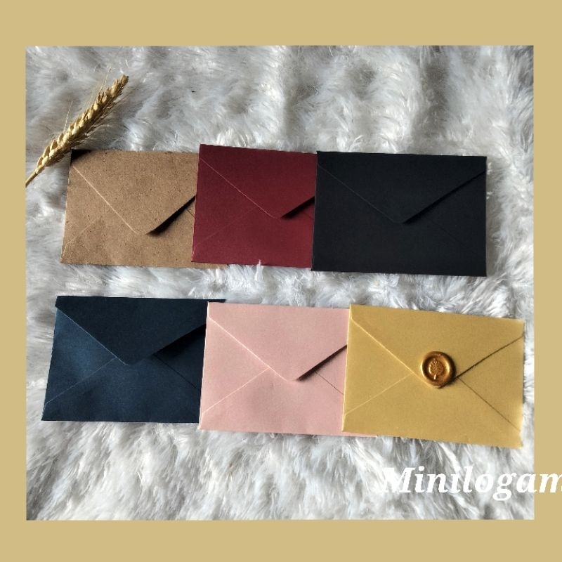 

amplop kartu ucapan , kraft ,jasmine ,(11*8), wax seal