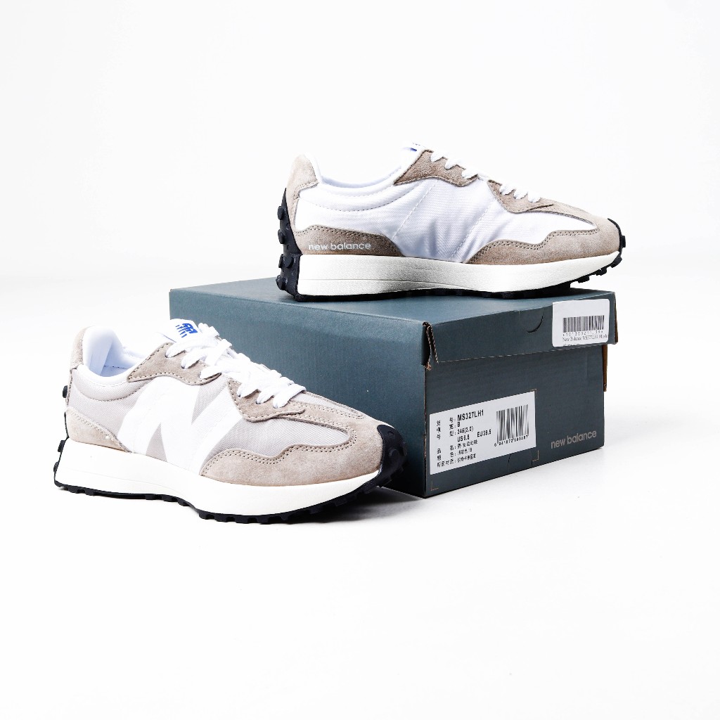 (DBX) Sepatu New Balance 327 Mushroom Aluminum Grey White - NB 327