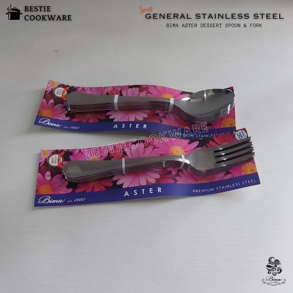 Bima Aster Spoon & Fork / Sendok & Garpu