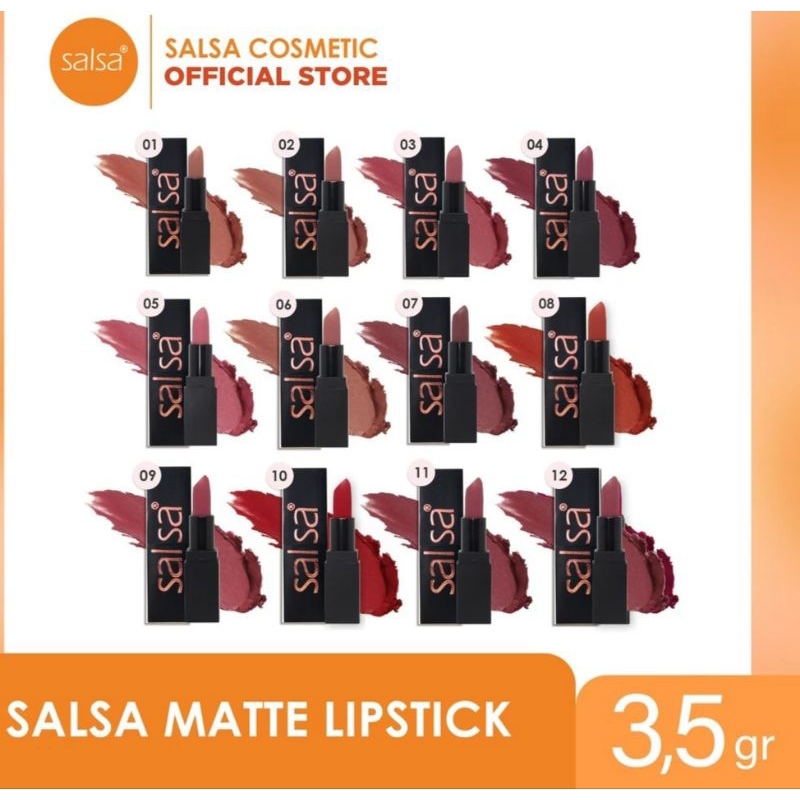 Salsa Lipmatte lipstik / Lipstik Salsa BPOM