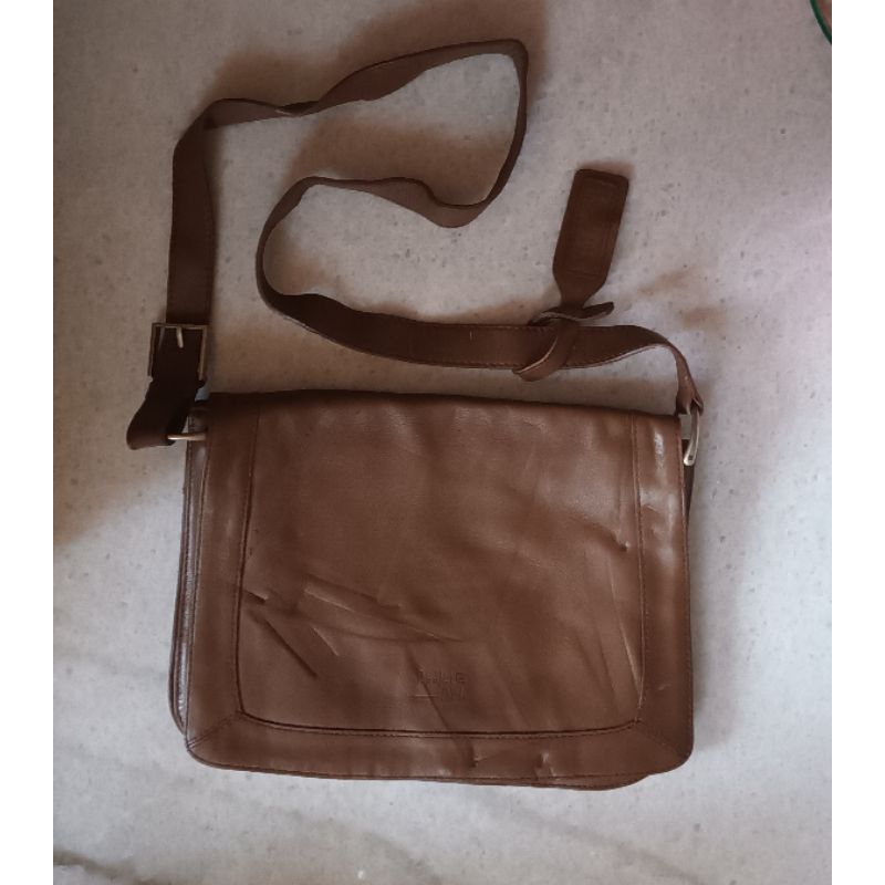 Selempang Cowo Rookie-Bud Coklat 2nd Kulit asli