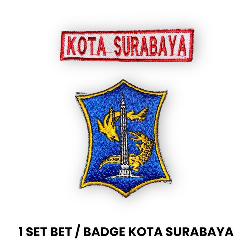 1 SET BET / BADGE KOTA SURABAYA