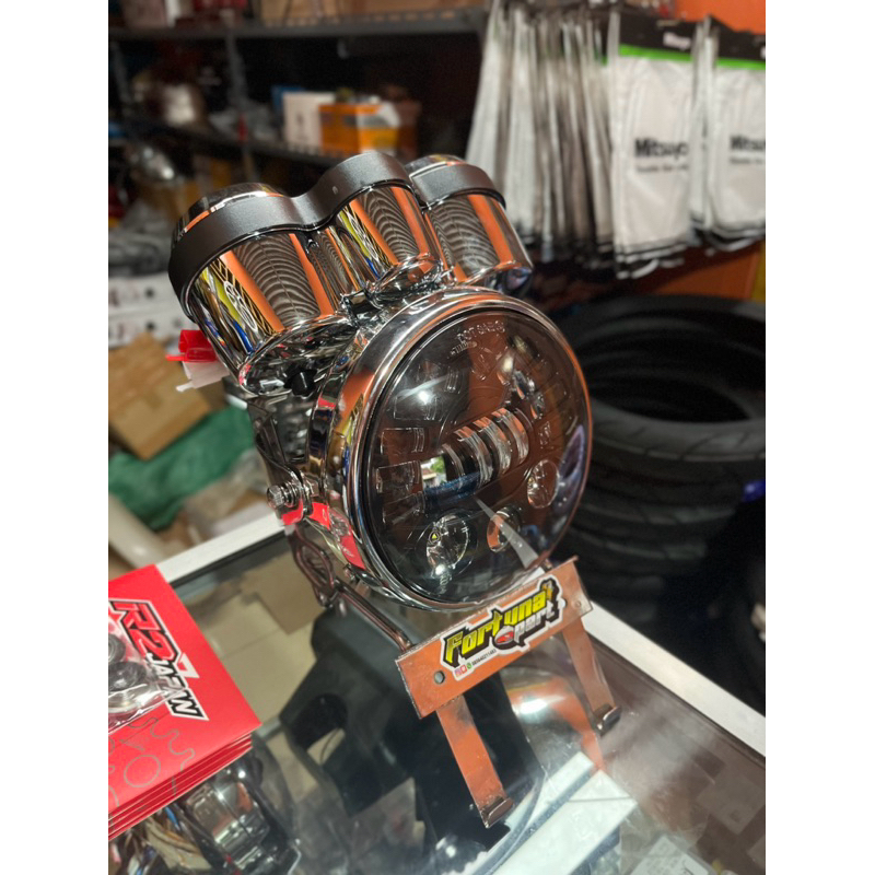 Paket Set lampu Ninja biled Pnp Shock Tiger Megapro & Ninja detail original