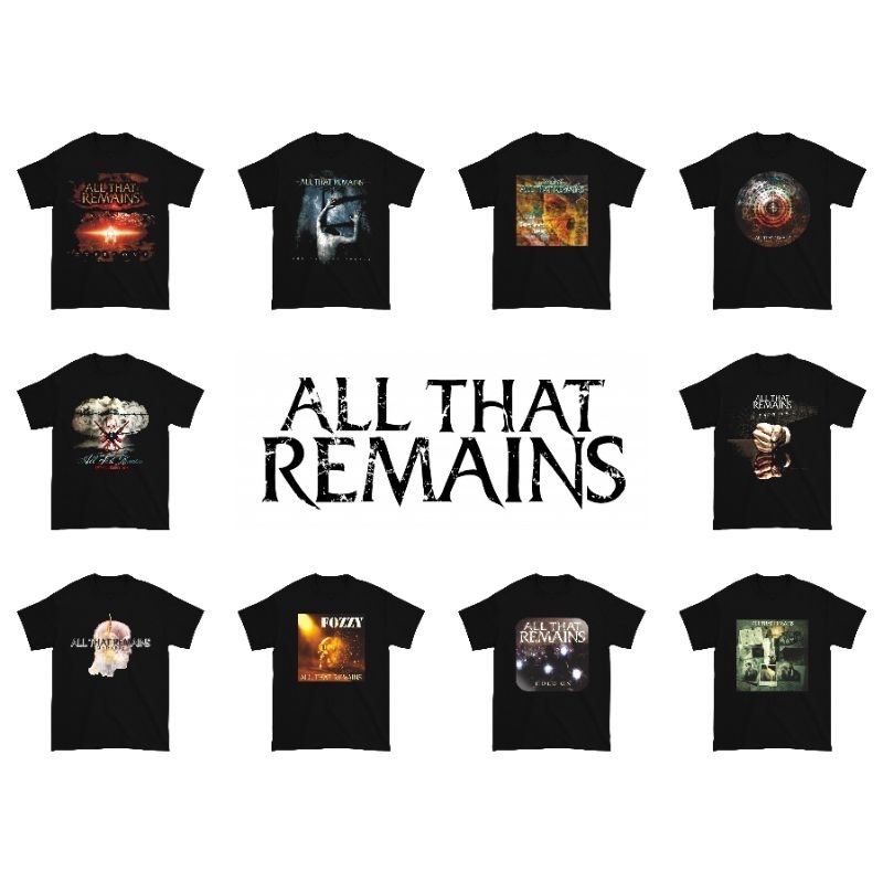 Kaos All That Remains Band Music Vintage / Baju All That Remains Band Musik / Kaos Band All That Rem