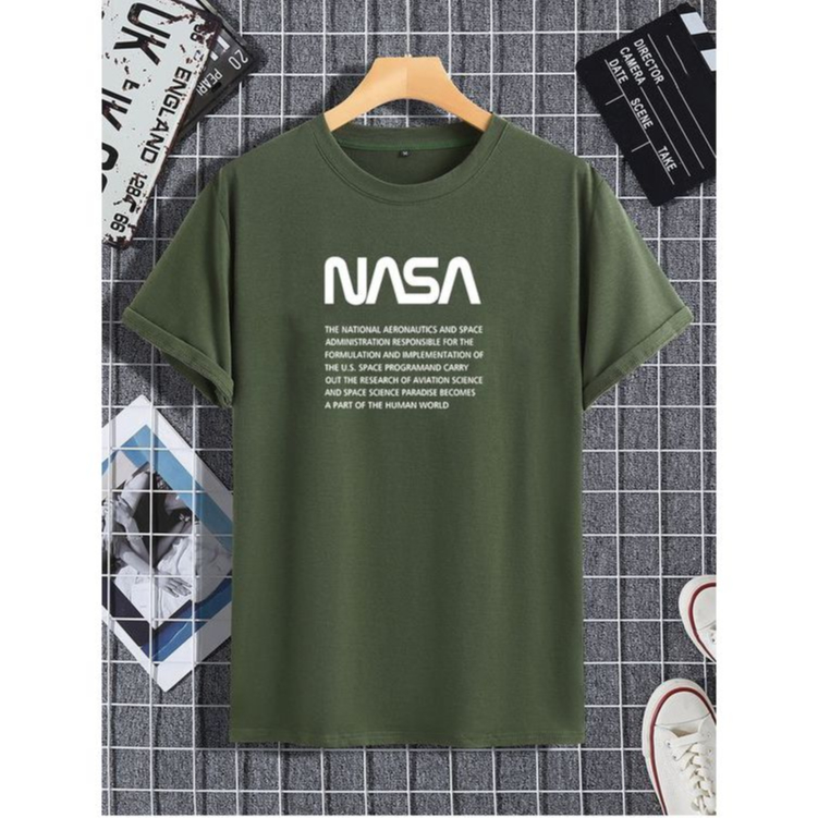 T-Shirt Pria Distro NASA ARMY Aesthetic / Kaos Lengan Pendek Pria / Kaos Army Keren Premium