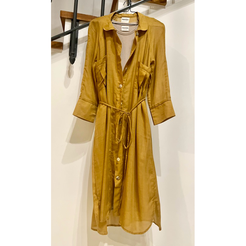 Preloved | Maven Christian Silk Outer in Butterscotch