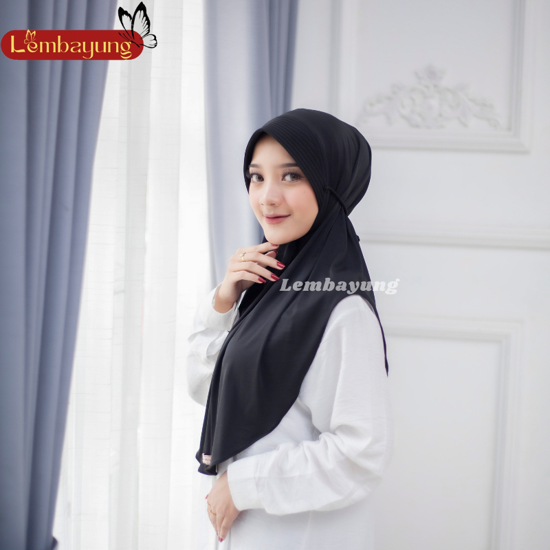 Hijab Bergo Tali Diandra / Kerudung Jersey Premium /Jilbab Bergo Instan Dewasa / Hijab Bergo Dewasa