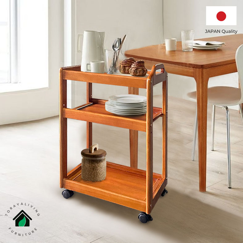 Toraya Troli Dapur/ Meja Dapur Dorong/Rak Dapur Dorong/Kitchen Cart/ WA-405