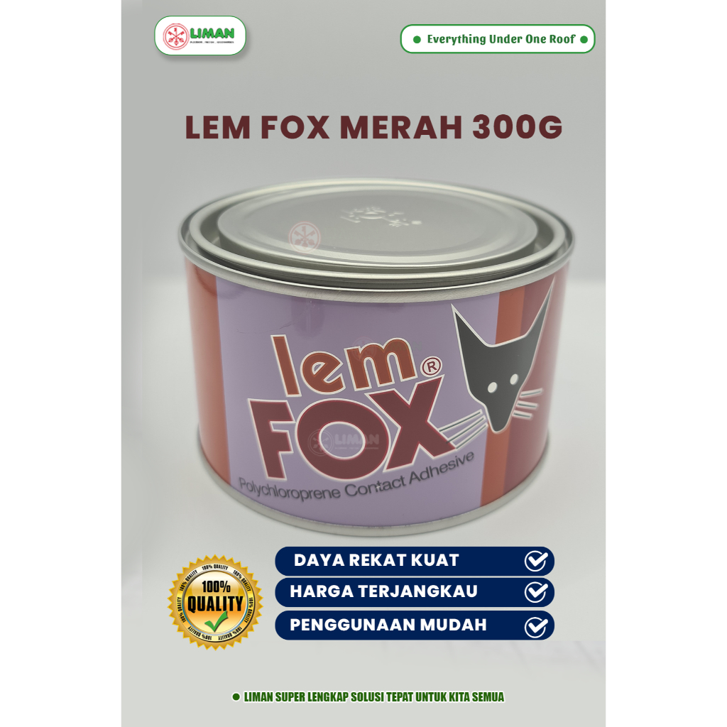 

Lem Sepatu super kuat / Lem Fox Merah 300