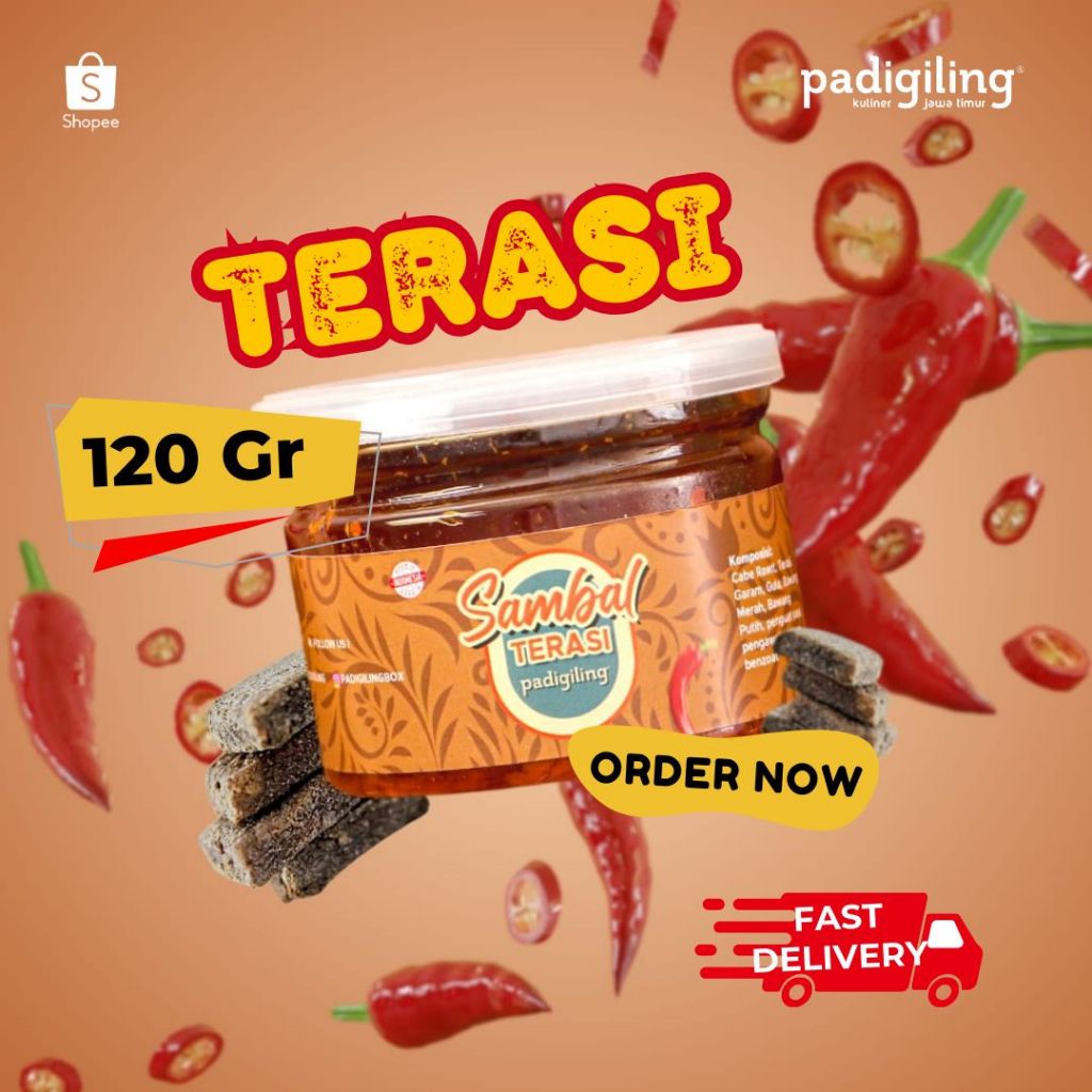 

Sambal Terasi by Padigiling (120gr)