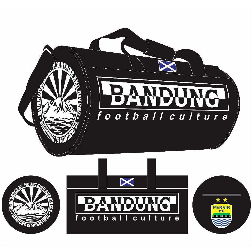 Barrelbag / Duffelbag awaydays  Napa BANDUNG casual